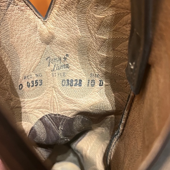 Tony Lama Ostrich Leg have never seen a pair done this way… - Picture 10 of 10